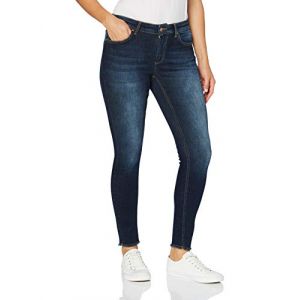 Only Carmakoma CARWILLY Life REG SK ANK RAW REA4342NOOS Jeans, Bleu foncé Denim, 42W x 32L Femme