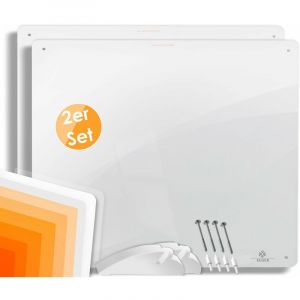 Kesser - Chauffage infrarouge Chauffage mural Chauffage radiateur Panneau chauffant 425-550W Set de 2 (550 Watt )