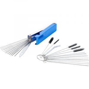 BGS 74438 | Kit de Nettoyage de gicleurs de carburateur | 16 pièces