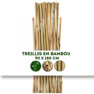 Treillis en Bambou pour Jardin, Balcon et terrasse Extensible Individuellement R&eacute;sistant aux intemp&eacute;ries 90 x 180 cm