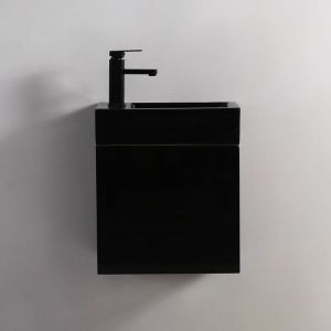 Rue du Bain Pack Studio NOIR gauche + Meuble Lave main Noir Dark Contenu du pack - 1643-defaultCombination