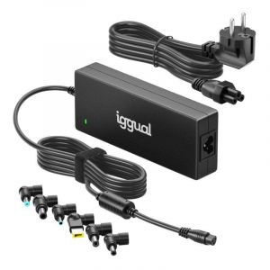 Iggual Adaptateur CUA-6T-240W Universel 240W 6 Connecteurs DC PFC Noir
