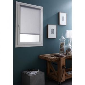Madeco DOMDECO Store enrouleur tamisant sans perçage - Gris clair - 42x170 cm