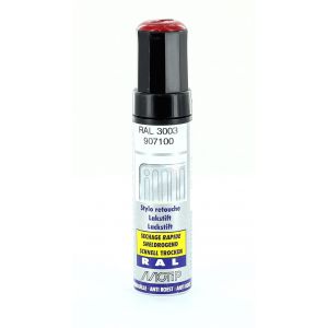 Image de Motip Pinceau retouche peinture Rouge rubis brillant acrylique RAL 3003 MoTi