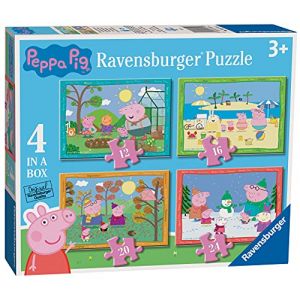 Ravensburger Puzzle Box - 4 en 1 - Peppa Pig - Enfants Puzzle