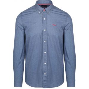NZA Shirt James Oban Poplin Bleu taille XXL