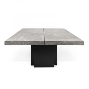 Image de TemaHome Table de Repas "Dusk" 130cm Béton