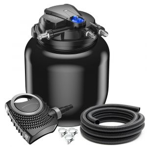 Kit de filtration set 100 000 litres 55 watts UVC pompe 10000 l/h tuyau 10 m 16_0001915