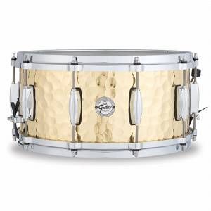 Gretsch S1-6514-brh - Silver Series 14 X 6.5 Hammered Brass (laiton Martele)