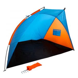 Outdoor Aktive Windbreaker Beach Tent 200 x 125 x 120 cm Blue / Orange