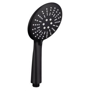EUROSANIT Pommeau de douche noir 3 jets MERIDA by