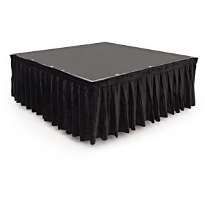 Jupe de Sc&egrave;ne par Gear4music, 200 cm x 40 cm