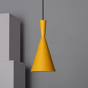 Image de TECHBREY Suspension Luminaire Lennon 185x380 mm Luminaire D'Interieur Lustre Suspension Jaune