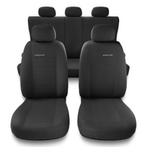 Mossa Housses de siège adaptées pour Dacia Logan I, II (2004-2019) - housse siege voiture universelles - couverture siege - UNE-4