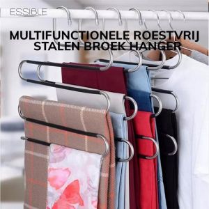 Organisateur de garde-robe - Antidérapant - Cintres peu encombrants - Cintre à vêtements - Cintre à vêtements - Cintre à pantalons - Cintre fonctionnel Garde-robe -Cintres à vêtements maniables