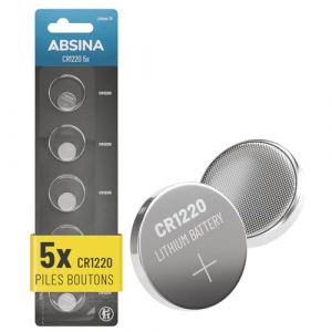 Absina Pile bouton CR 1220 3 V 5 pc(s) lithium S552363