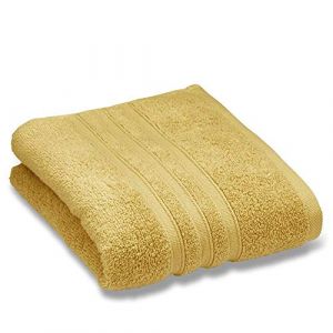 Catherine Lansfield Zero Twist Serviette de Bain Ocre