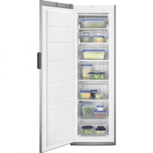 Image de Zanussi Congélateur vertical ZUAN28FX 186 x 60 cm en acier inoxydable F
