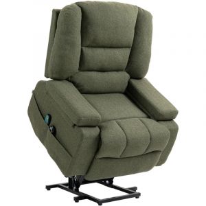 MH Fauteuil releveur massant chauffant ENYA vert