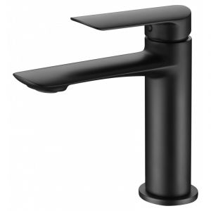 Image de Mitigeur Lavabo Noir Mat - IMEX Ural