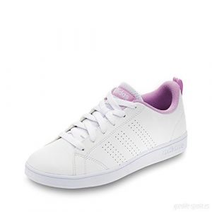 Adidas Vs Advantage Clean K Mixte Enfant, Blanc (Ftwbla/Ftwbla/Orqcla Ftwbla/Ftwbla/Orqcla), 28 EU