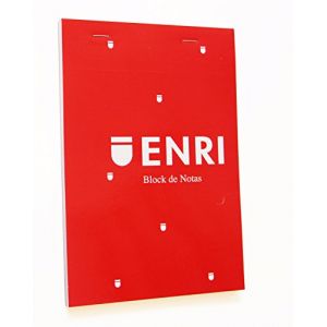 Enri 100105158 &ndash; Pack de 10 blocs de notes grapados &agrave; couverture souple, A6/105 x 148 mm