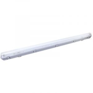 Gefom Réglette étanche Pc+Abs Ip65 24W 150 cm avec tube led plastique Pf 0,9