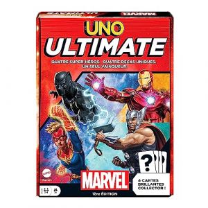 Mattel Jeux de carte Marvel Uno Ultimate *Allemand*