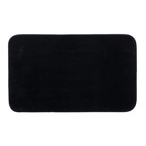 Gözze Tapis de Bain Premium Antidérapant, RIO, 100% microfibres, 70 x 120 cm - Noir