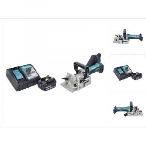 Makita DPJ 180 RF1 Lamelleuse sans fil 18 V - 100 mm + 1x Batterie 3,0 Ah + Chargeur