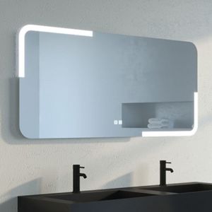 Distribain Miroir rectangulaire à LED PRISMA 1400