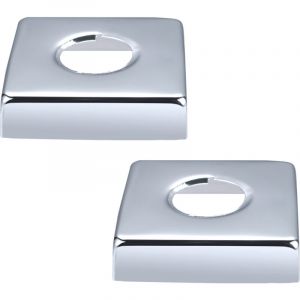 Noyon & Thiebault Noyon&thiebault - Rosace carr&eacute;e 3/4 - 59x59 mm - Hauteur 19 mm (x2) Rosace carr&eacute;e 3/4 - 59x59 mm - Hauteur 19 mm (x2) Chrom&eacute;