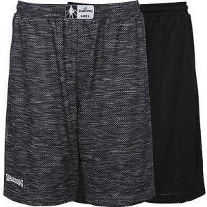 Image de Spalding Spalding Short Street Reversible pour Homme XL Grau Melange/Schwarz