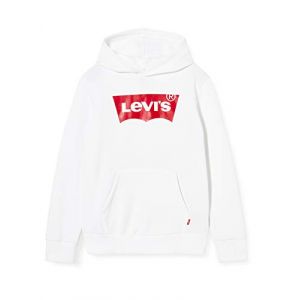 Levi's Kids Lvb Batwing Screenprint Hoodie Pulls Garçon Blanc 4 ans