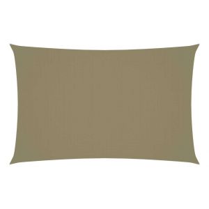 Image de VidaXL Voile de parasol Tissu Oxford rectangulaire 5x8 m Beige