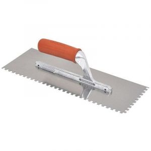 Raimondi Platoir denté avec poignée caoutchouc - 36 x 13 cm - Denture 12 x 12 - 11334