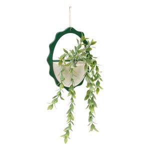 Plante artificelle suspendue Cheri Blanc