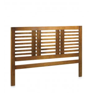 Décoration d'Autrefois Tête De Lit Bois Marron 200x3x135cm