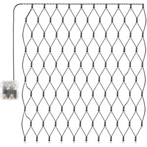 Image de Monzana Guirlande lumineuse 100 LED filet lumineux Blanc froid d&eacute;coration de No&euml;l illumination ext&eacute;rieur int&eacute;rieur f&ecirc;te