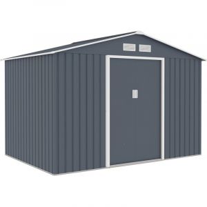 Habitat et Jardin Abri de jardin métal 'Vegas ii' - 5,29 m2 - Gris