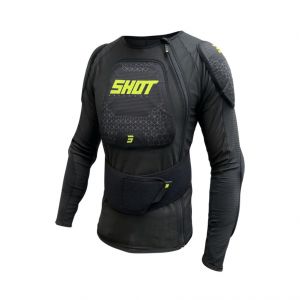 Shot Gilet de protection Airlight black/neon yellow- XL