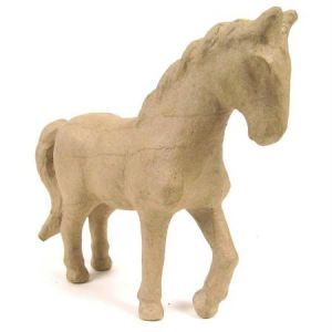 decopatch Cheval en papier maché - 16,5 cm