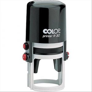 Colop Printer R 30 Tampon auto-encreur texte personnalisé diamètre de 30 mm