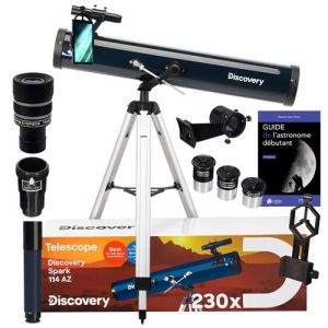 HND Pack télescope astrophotographie discovery spark 114 az avec zoom et accessoires