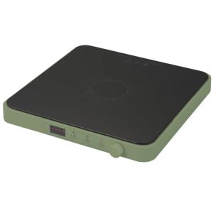 Toganan Iridea,Plaque &agrave; induction 200-2000w, Verre-plastique vert sauge