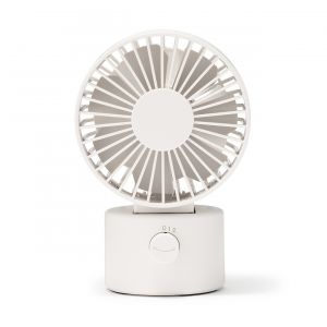 Ventilateur de bureau oscillant port USB Blanc