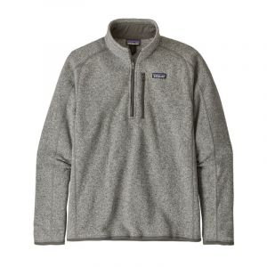 Image de Patagonia Better Sweater 1/4 Zip - Pull polaire taille L, gris