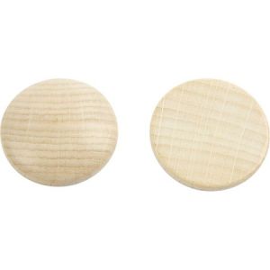 Creotime Mini rondelle de bois - 30 x 5 mm - 15 pcs