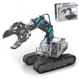 Dam Excavatrice avec godet hydraulique pour construire. 137 pi&egrave;ces.