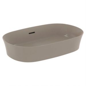 Ideal Standard Vasque Ipalyss Cachemire 60x38 cm avec trop plein et sans trou de robinetterie